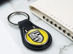 Porsche Benutzerdefinierte Leder Schlüsselanhänger Hochwertig X